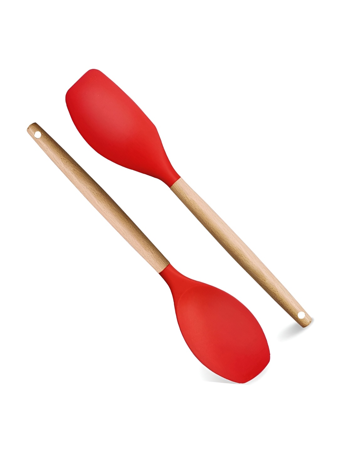 

P-Plus International Red 2 Pieces Non-Stick Spatulas