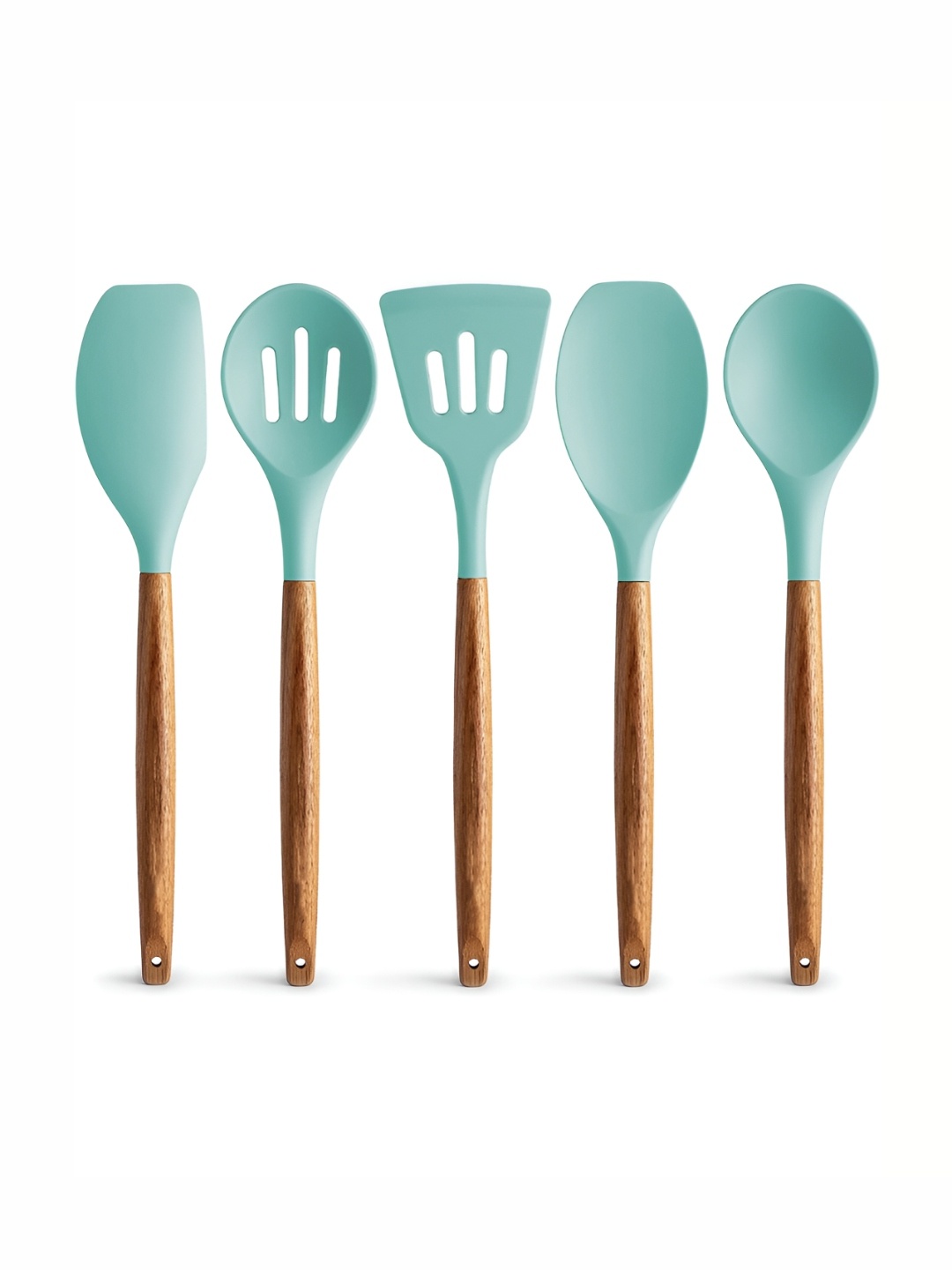 

P-Plus International Green 5Pcs Wooden Spatula Set