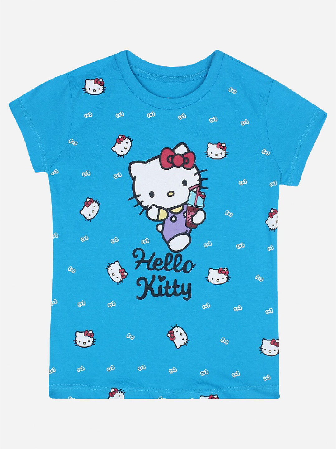 

Bodycare Girls Hello Kitty Printed T-shirt, Blue