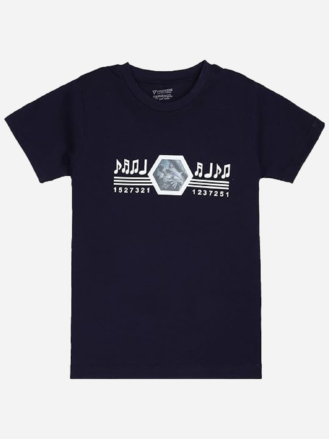 

Bodycare Boys Typography Printed T-shirt, Navy blue