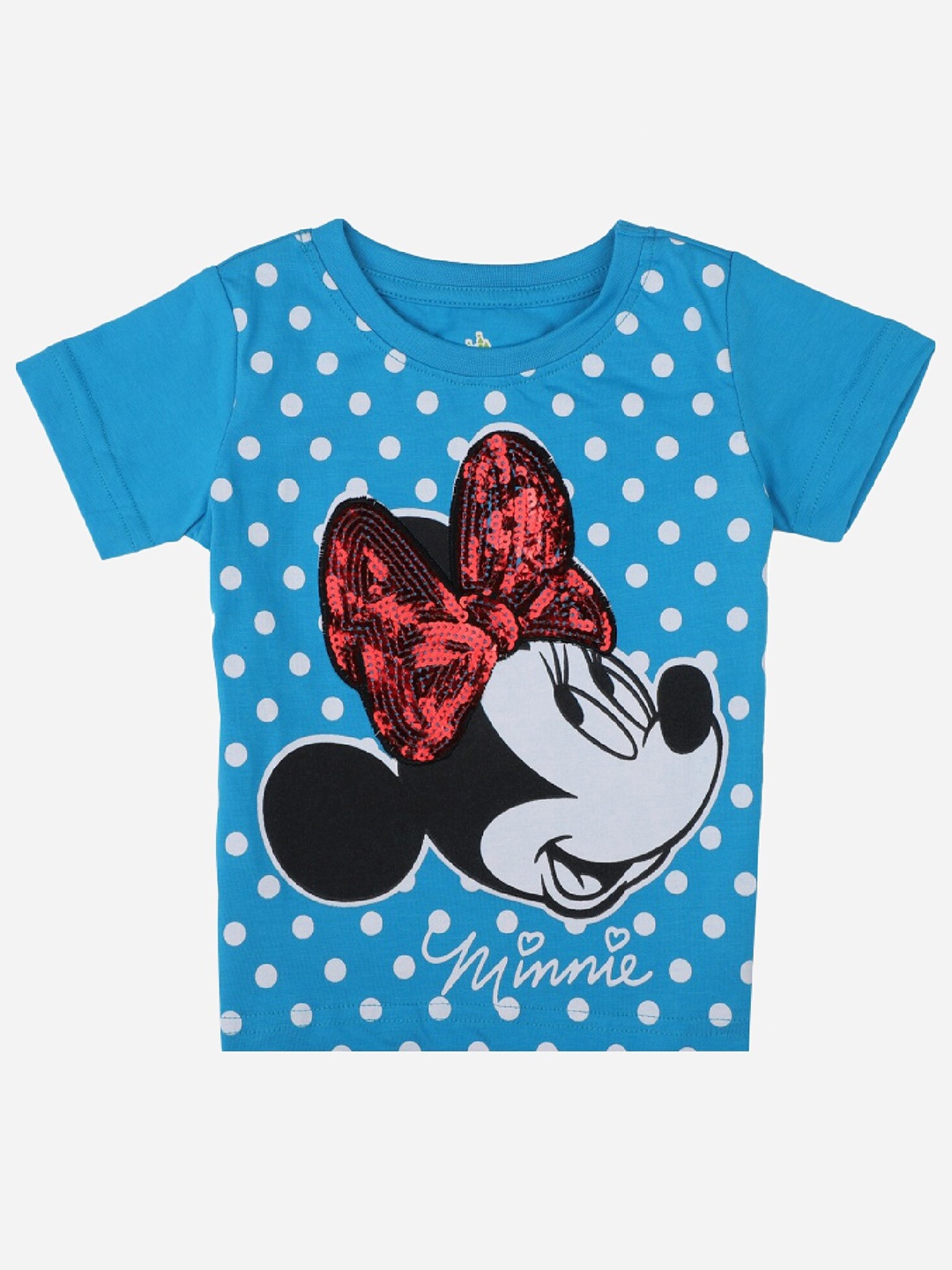 

Bodycare Girls Minnie Mouse Printed T-shirt, Blue