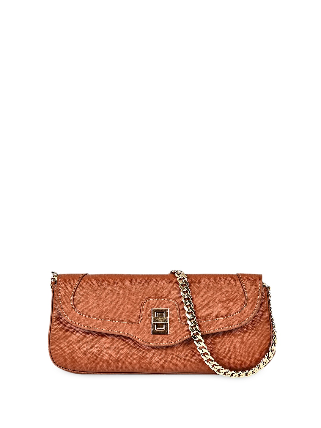 

Eske Rachel Vegan Leather Textured Structured Shoulder Bag, Tan
