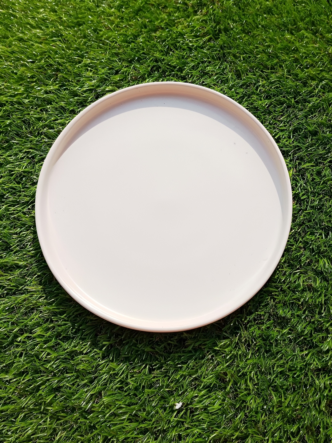 

Ceramic Dinner Plate Dinnerware Serving Plate Microwave, Oven, and Dishwasher Safe 8 Inch, White