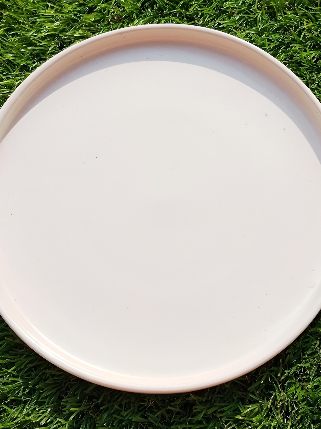 

Ceramic Dinner Plate Dinnerware Serving Plate Microwave, Oven, and Dishwasher Safe 10 Inch, White