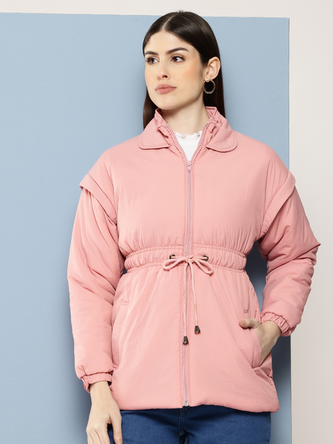 

Chemistry Women No Longline Padded Jacket, Pink