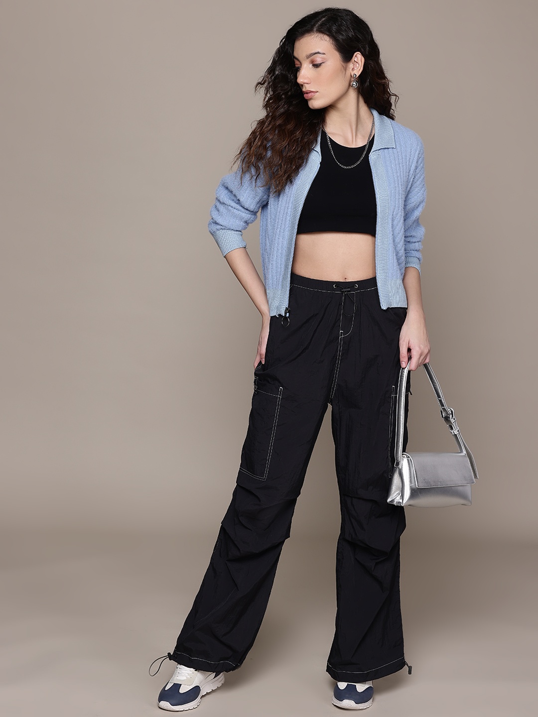 

The Roadster Lifestyle Co. Ribbed Sweater, Blue