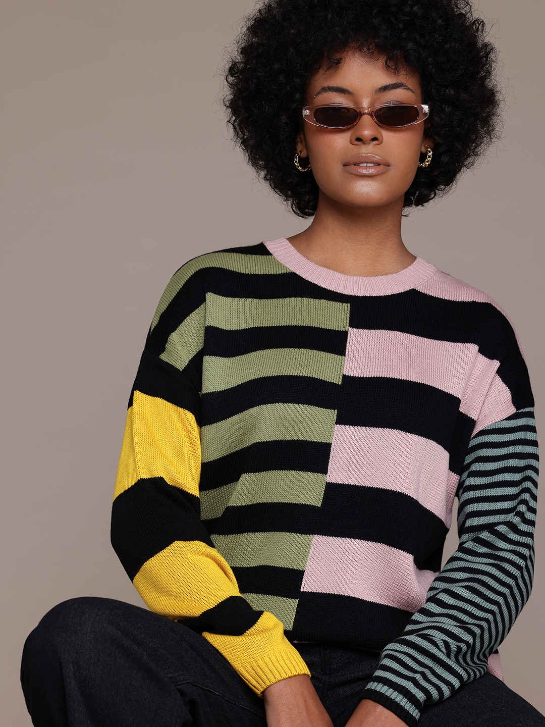 

The Roadster Lifestyle Co. Striped Pullover, Multi