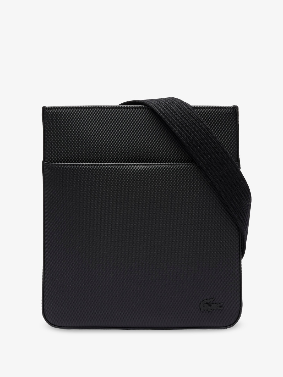 

Lacoste Structured Sling Bag, Black