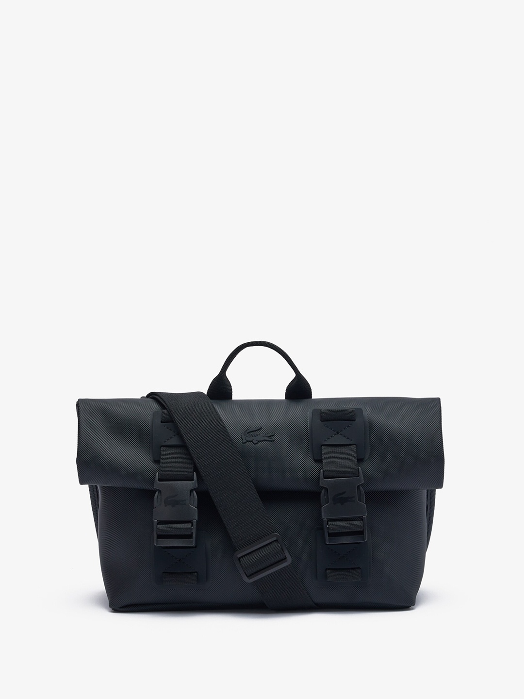 

Lacoste Structured Sling Bag, Black