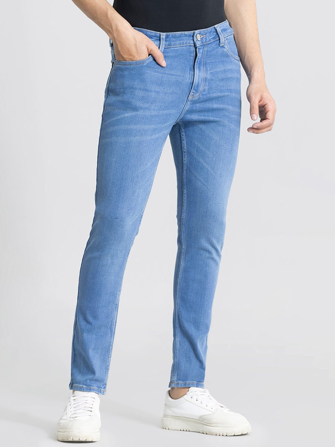 

Snitch Men Blue Skinny Fit Light Fade Cotton Stretchable Jeans