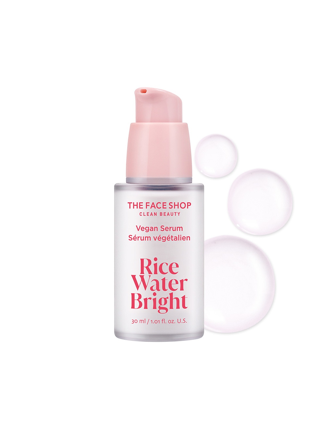 

The Face Shop Clean Beauty Rice Water Bright Vegan Serum - 50ml, White