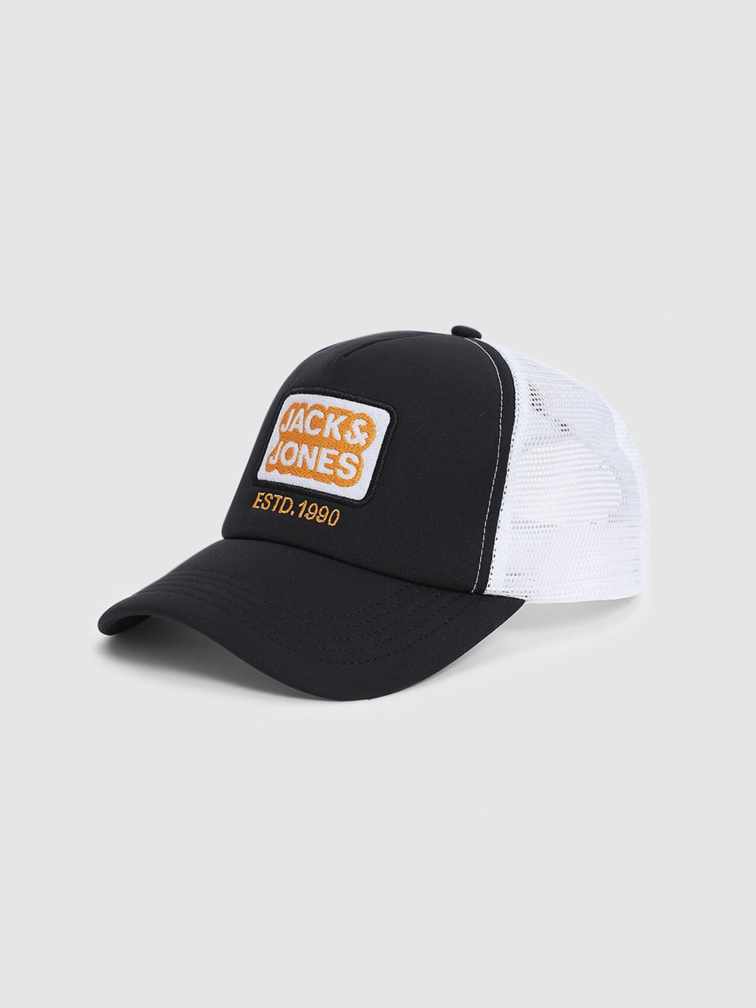 

Jack & Jones Men Colourblocked Baseball Cap, Black