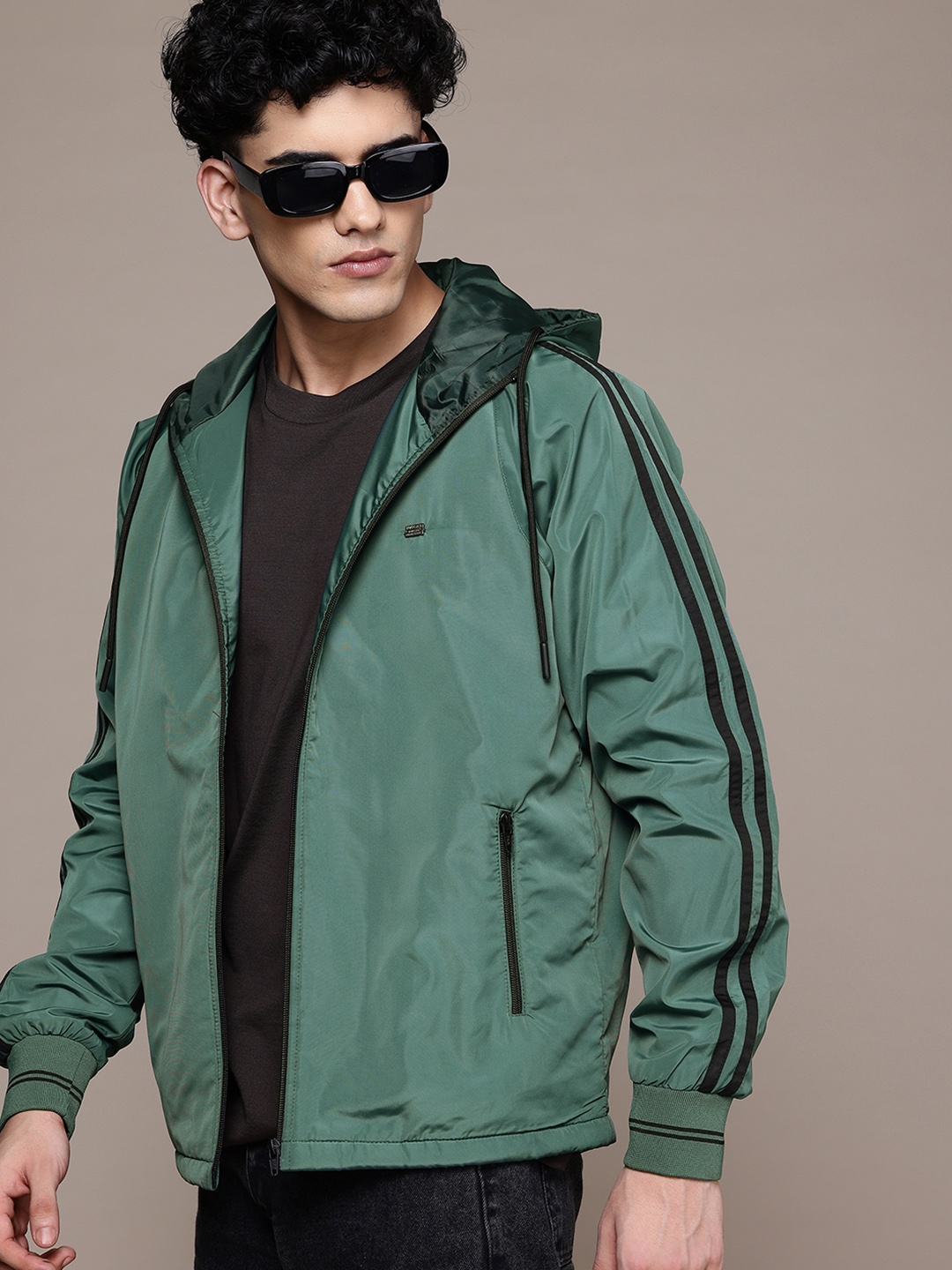 

The Roadster Lifestyle Co. Hooded Padded Jacket, Green