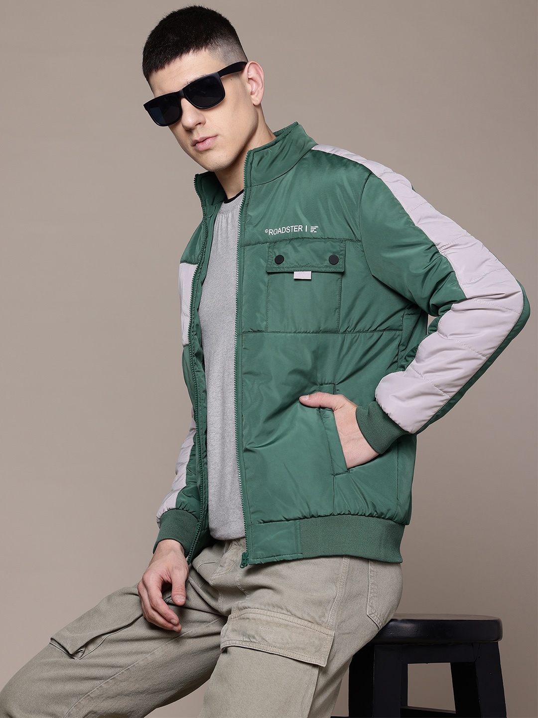 

The Roadster Lifestyle Co. Bomber Jacket, Green