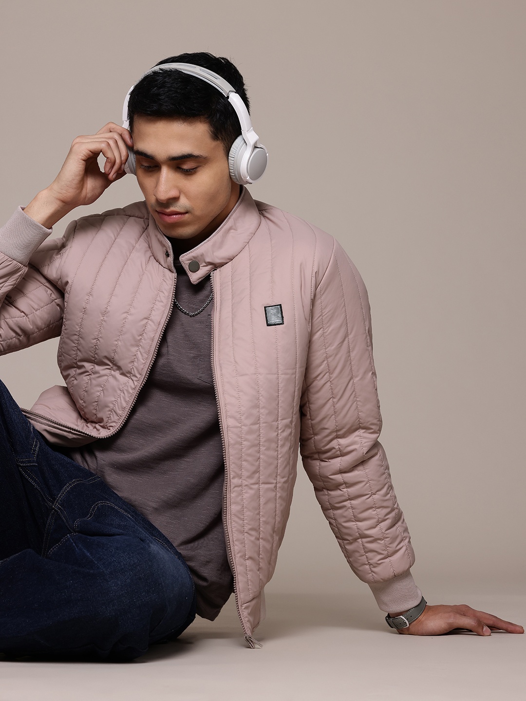 

The Roadster Lifestyle Co. Bomber Jacket, Pink