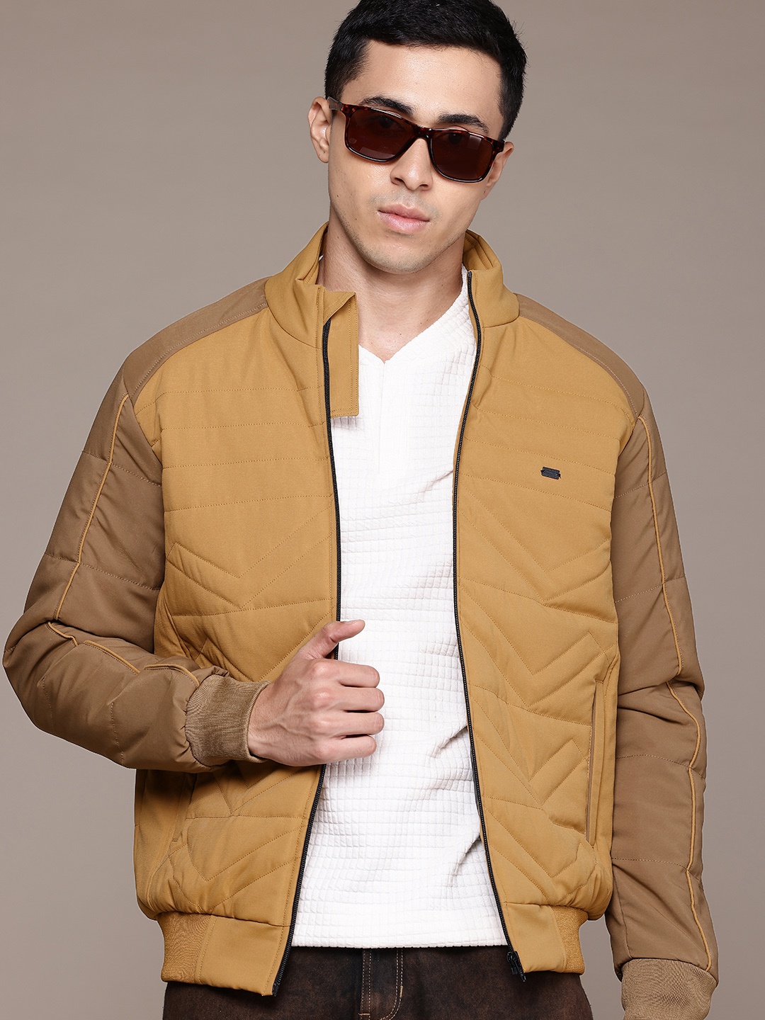 

The Roadster Lifestyle Co. Quilted Padded Jacket, Mustard