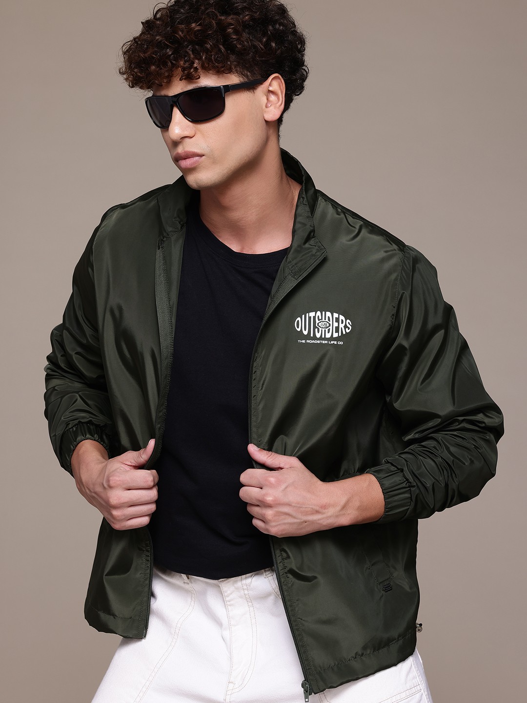 

The Roadster Lifestyle Co. Toggle Hem Tailored Jacket, Green