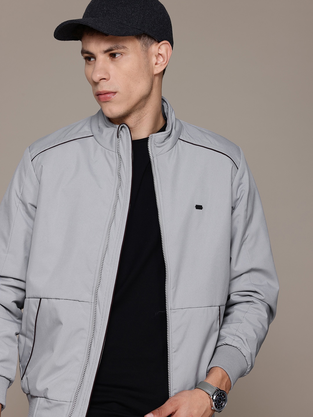

Roadster The Lifestyle Co. Bomber Jacket, Grey
