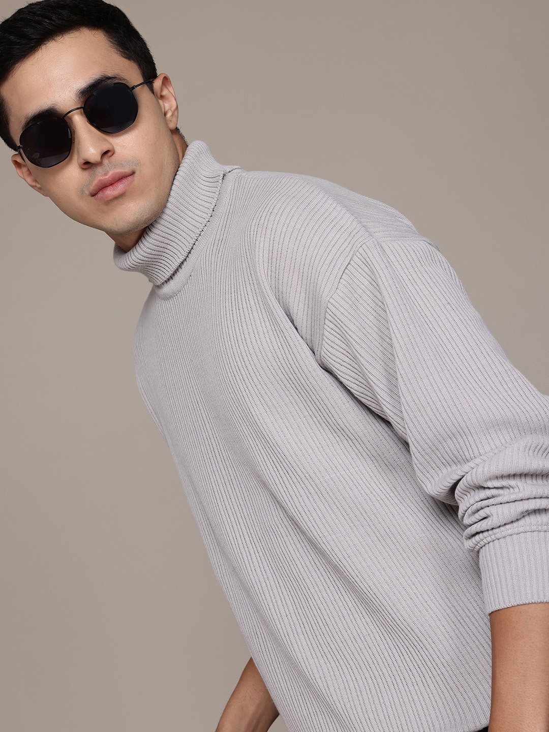 

The Roadster Lifestyle Co. Ribbed Pullover, Grey