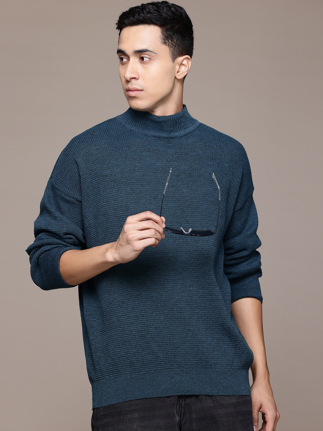 

The Roadster Lifestyle Co. High-Neck Pullover, Teal