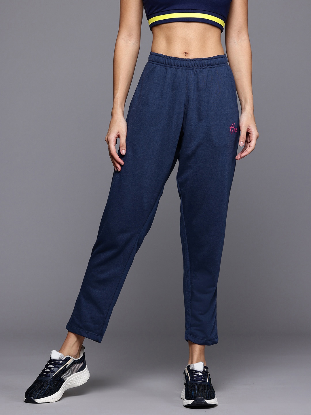 

HRX by Hrithik Roshan Women Lifestyle Track Pants, Navy blue