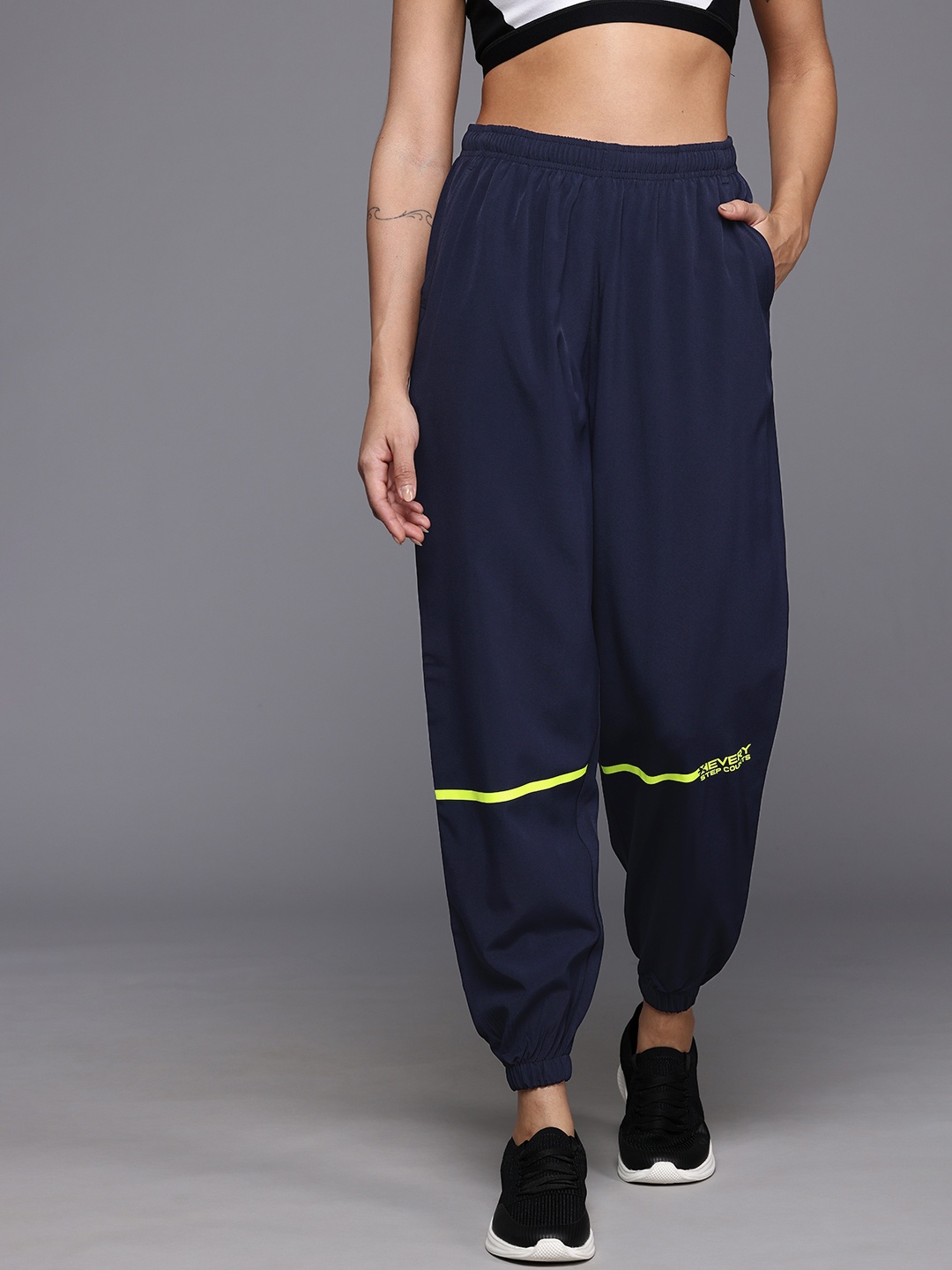 

HRX by Hrithik Roshan Women Running Joggers, Navy blue