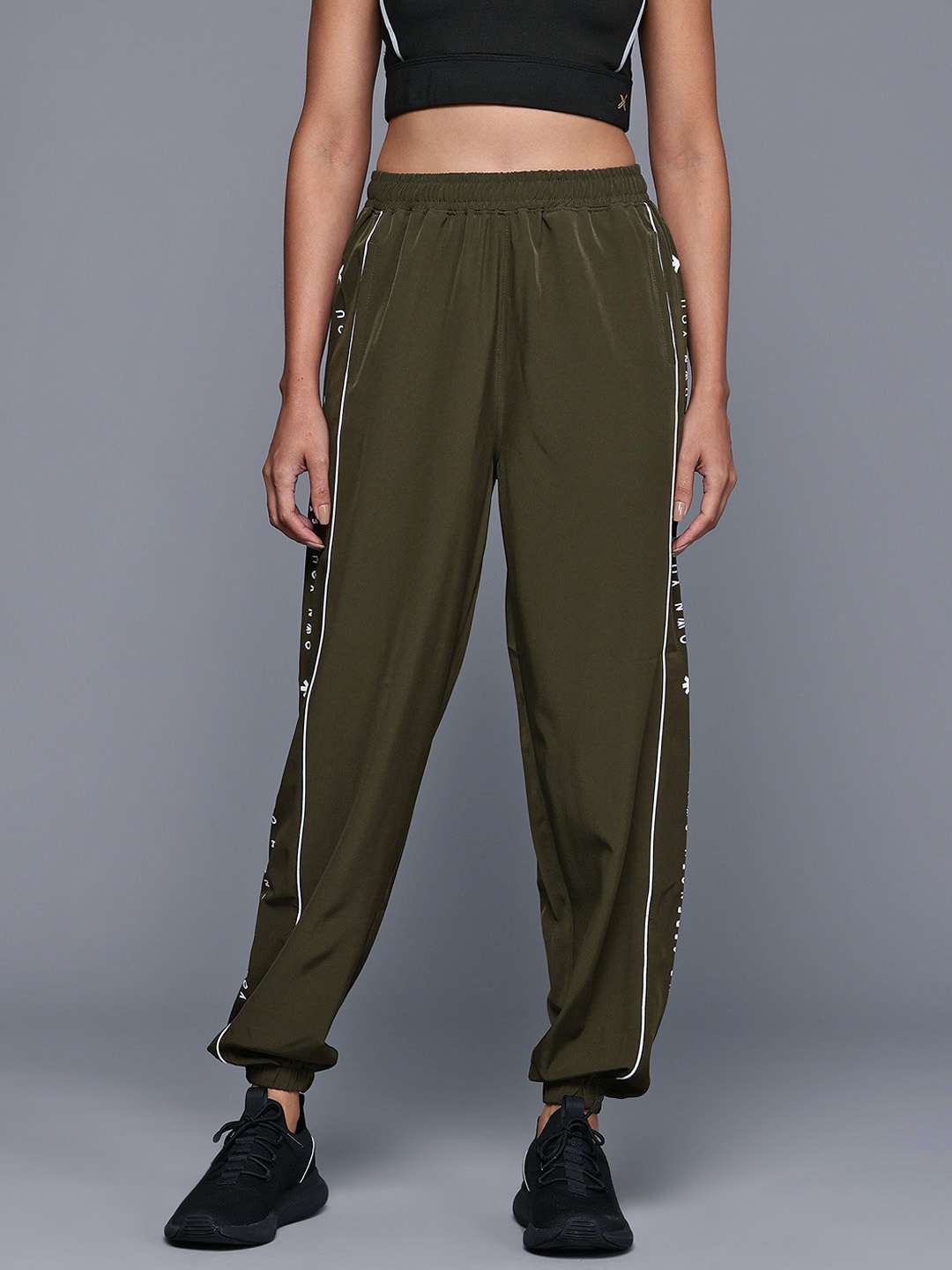 

HRX by Hrithik Roshan Women Rapid-Dry Training Joggers, Olive