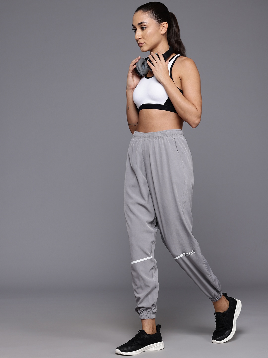 

HRX by Hrithik Roshan Women Running Joggers, Grey