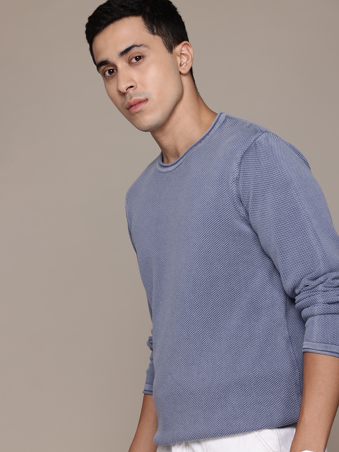 

The Roadster Lifestyle Co. Pure Cotton Pullover, Blue
