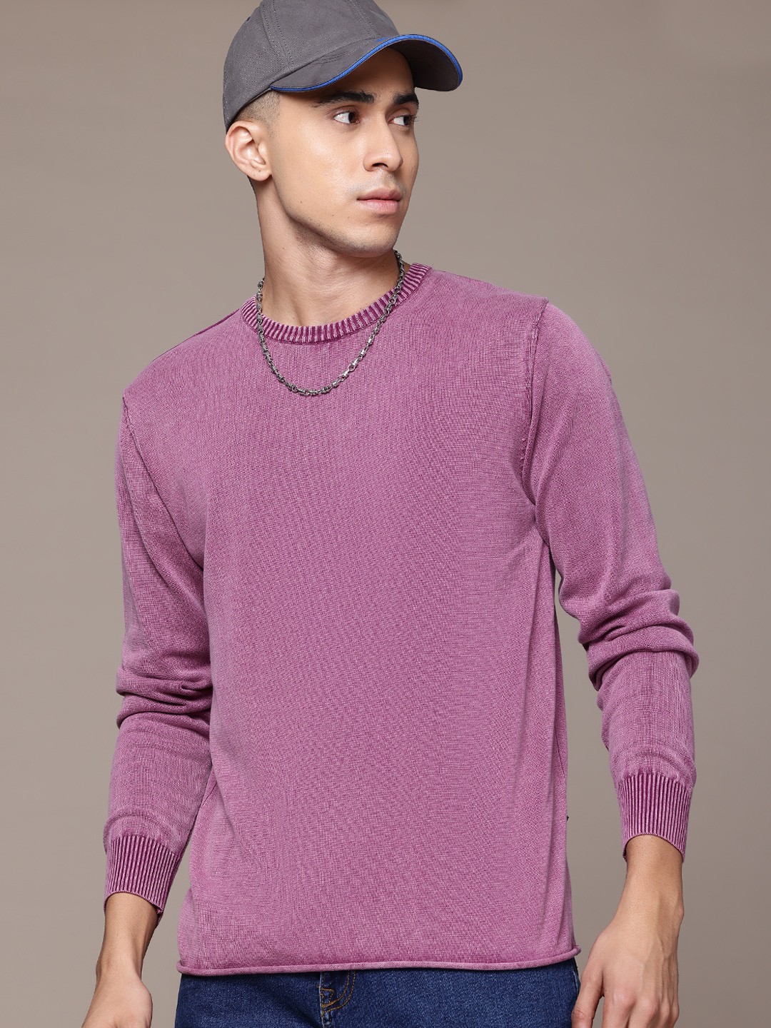 

The Roadster Lifestyle Co. Pure Cotton Pullover, Purple