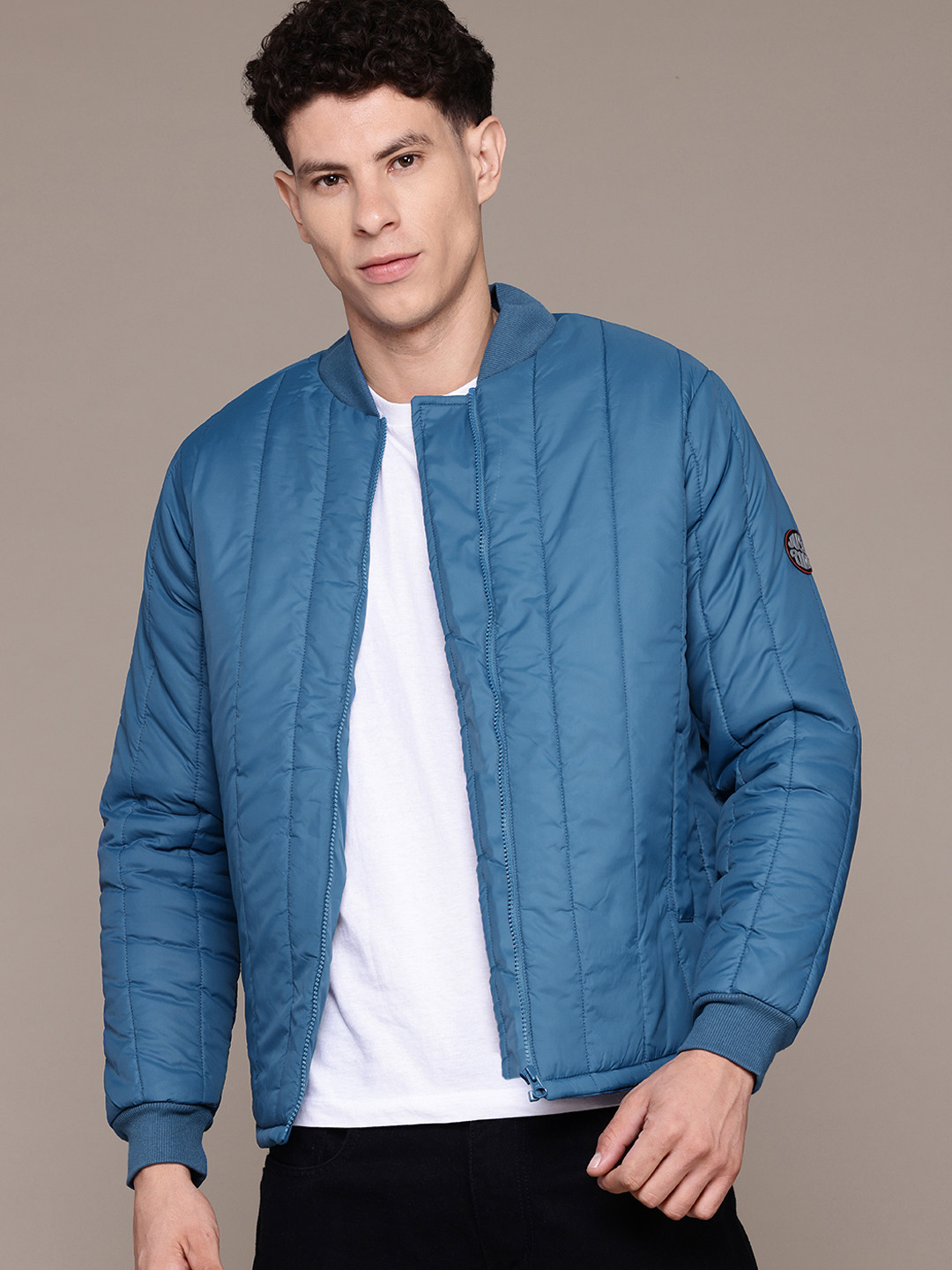 

The Roadster Lifestyle Co. Regular Padded Jacket, Blue