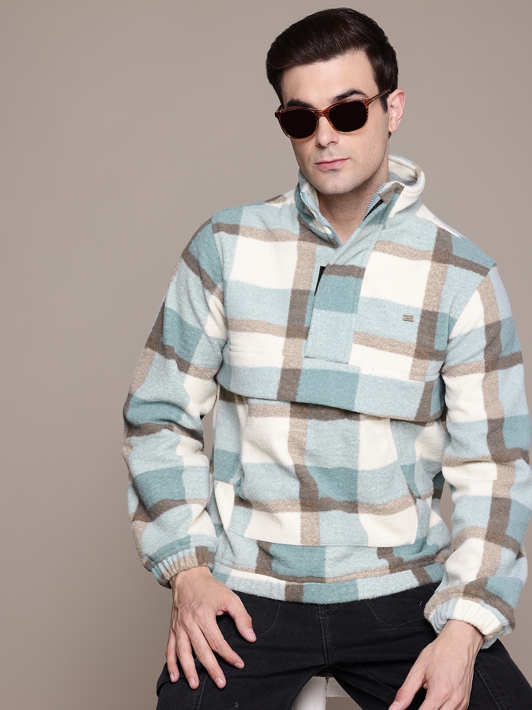 

The Roadster Lifestyle Co. Checked Flannel Jacket, Blue