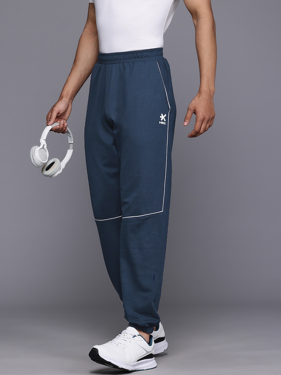 

HRX by Hrithik Roshan Men Lifestyle Joggers, Navy blue