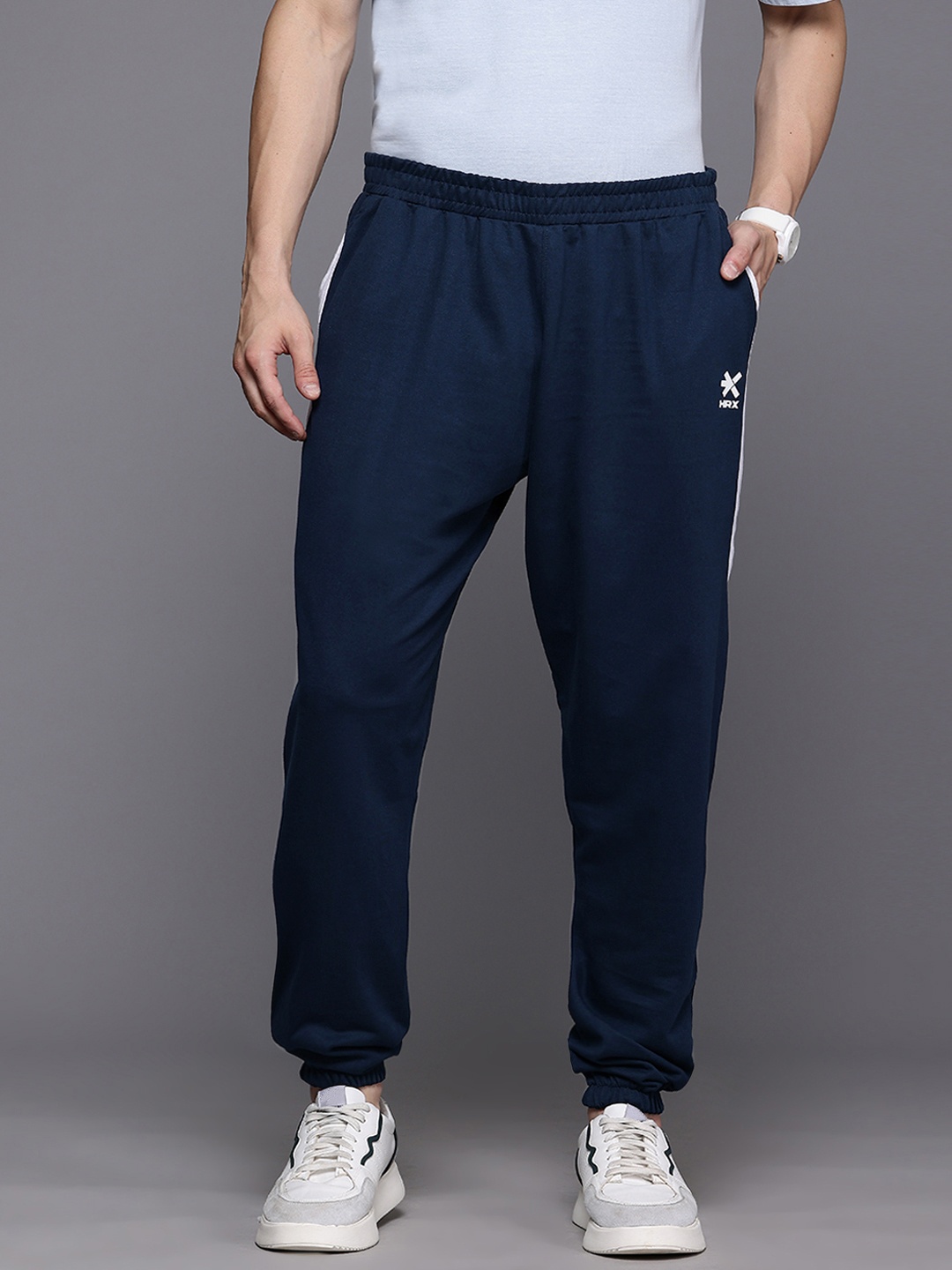 

HRX by Hrithik Roshan Men Lifestyle Joggers, Navy blue