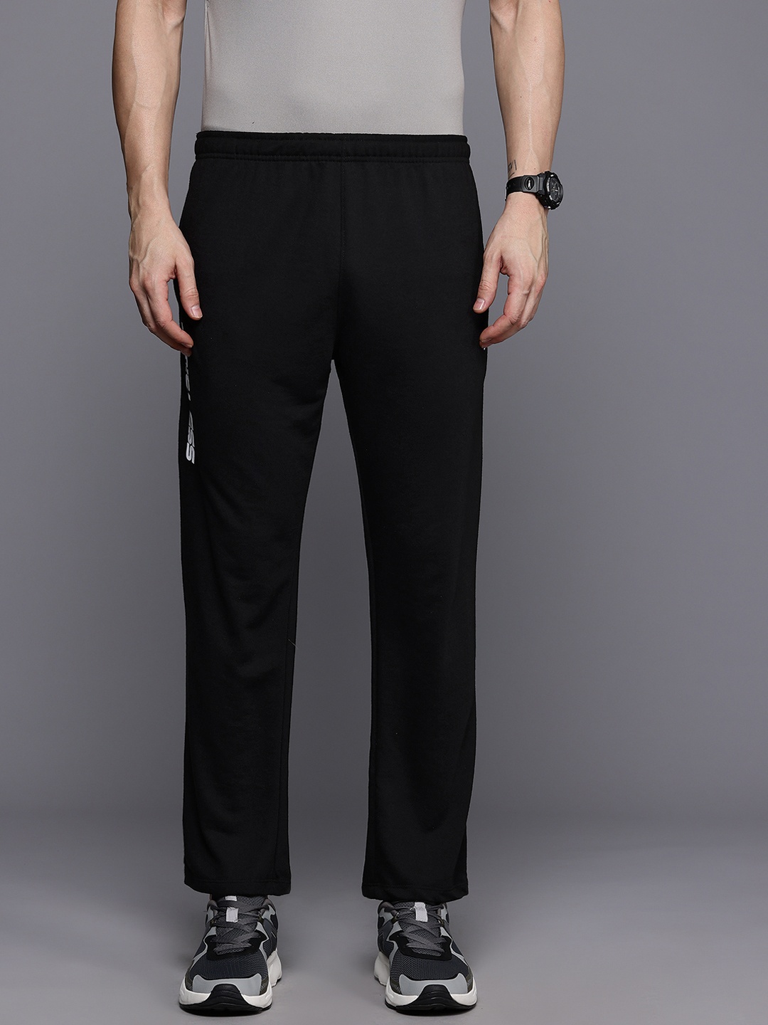 

HRX by Hrithik Roshan Men Printed Lifestyle Track Pants, Black