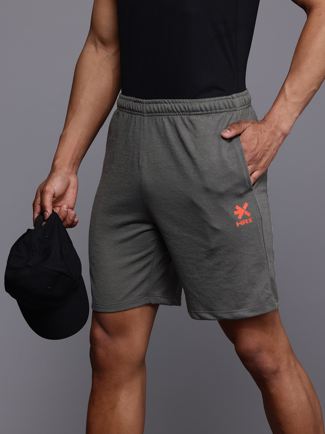 

HRX by Hrithik Roshan Men Casual Shorts, Grey