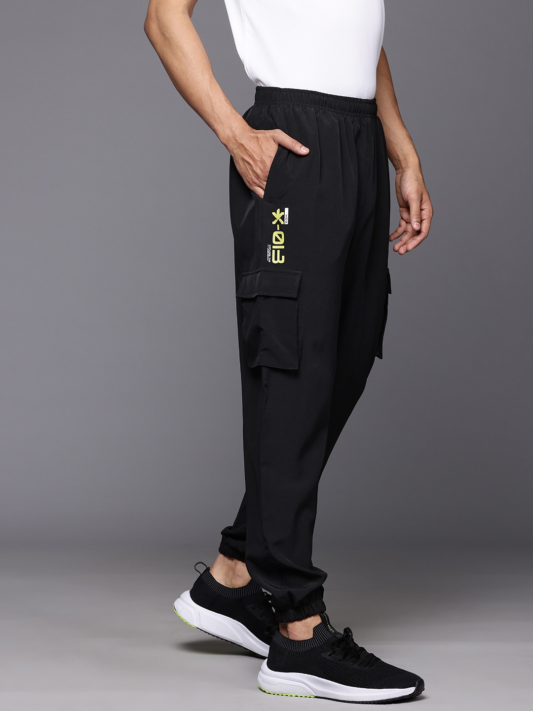 

HRX by Hrithik Roshan Men Lifestyle Joggers, Black