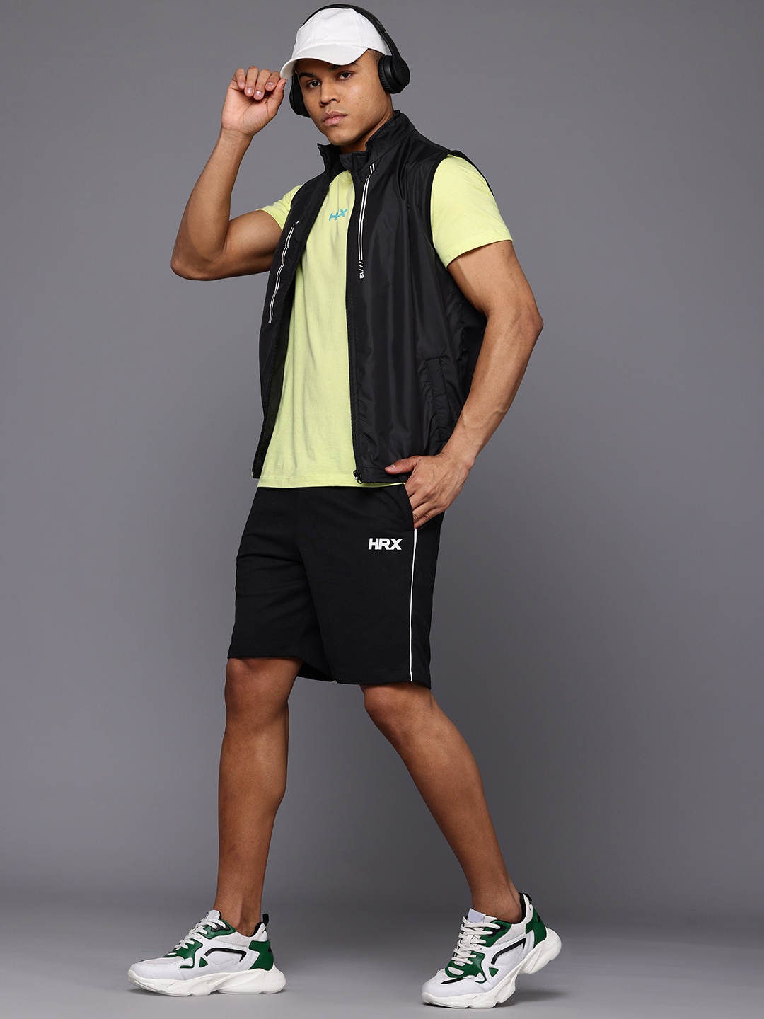 

HRX by Hrithik Roshan Men Shorts, Black