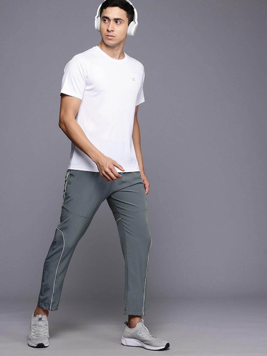 

HRX by Hrithik Roshan Rapid-Dry Training Track Pants, Grey