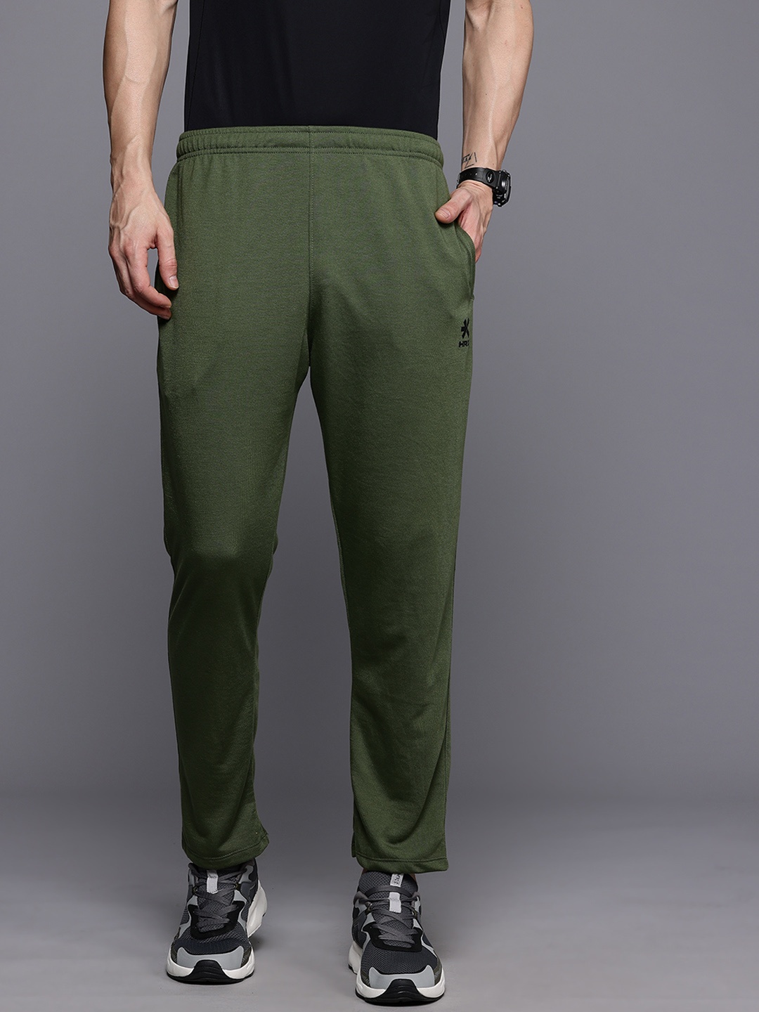 

HRX by Hrithik Roshan Men Lifestyle Track Pants, Olive