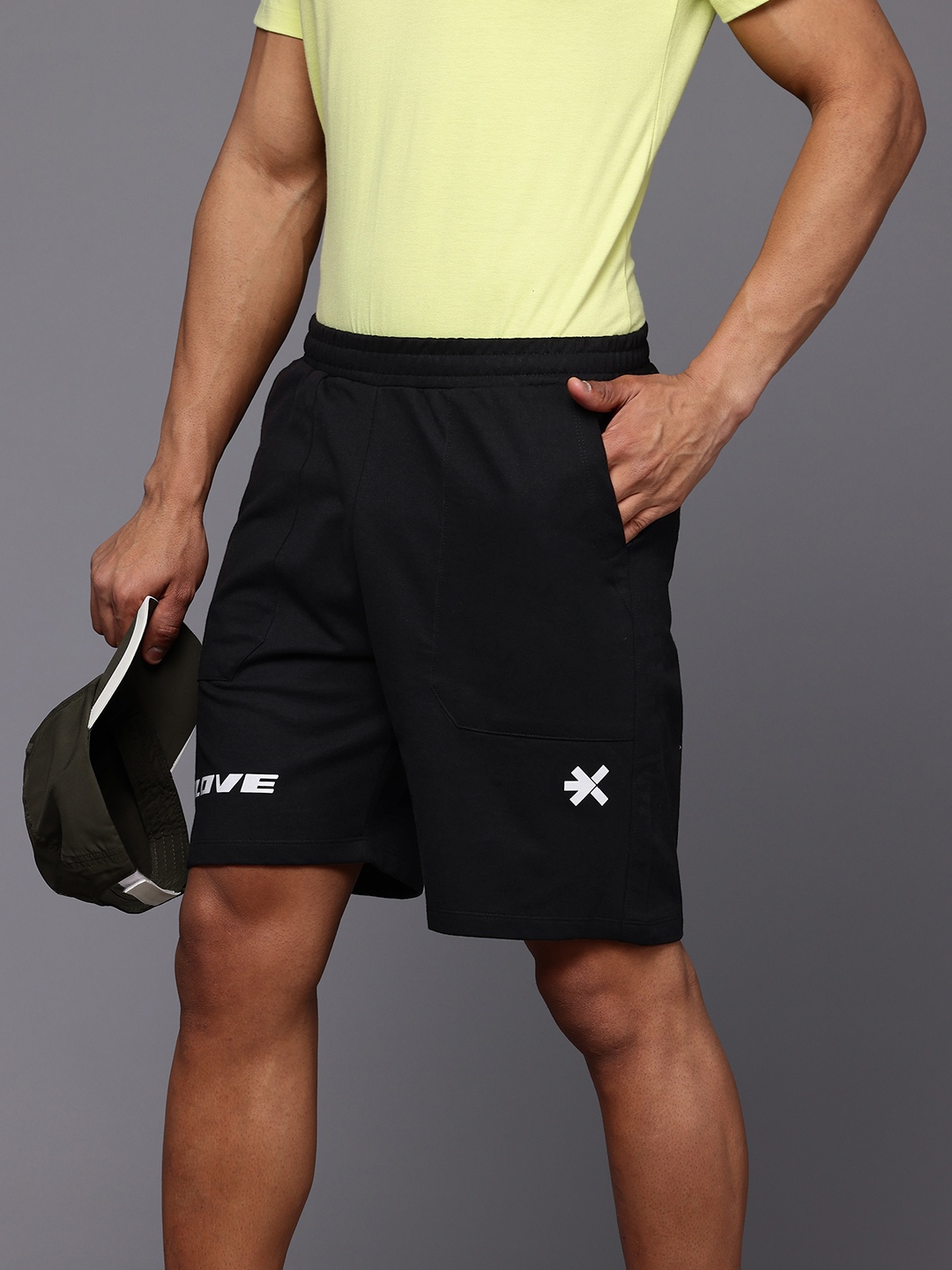 

HRX by Hrithik Roshan Men Shorts, Black