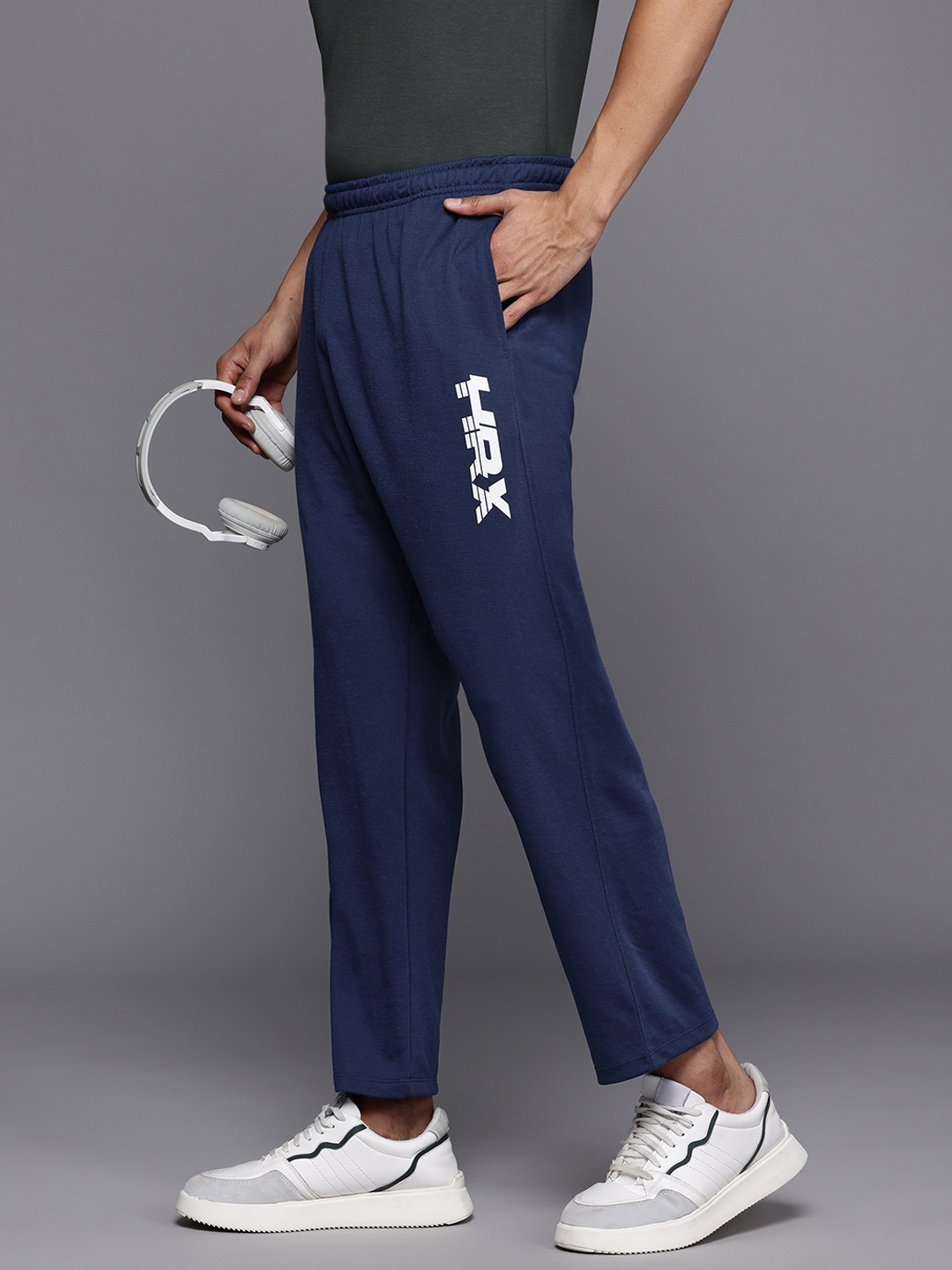 

HRX by Hrithik Roshan Men Lifestyle Track Pants, Blue