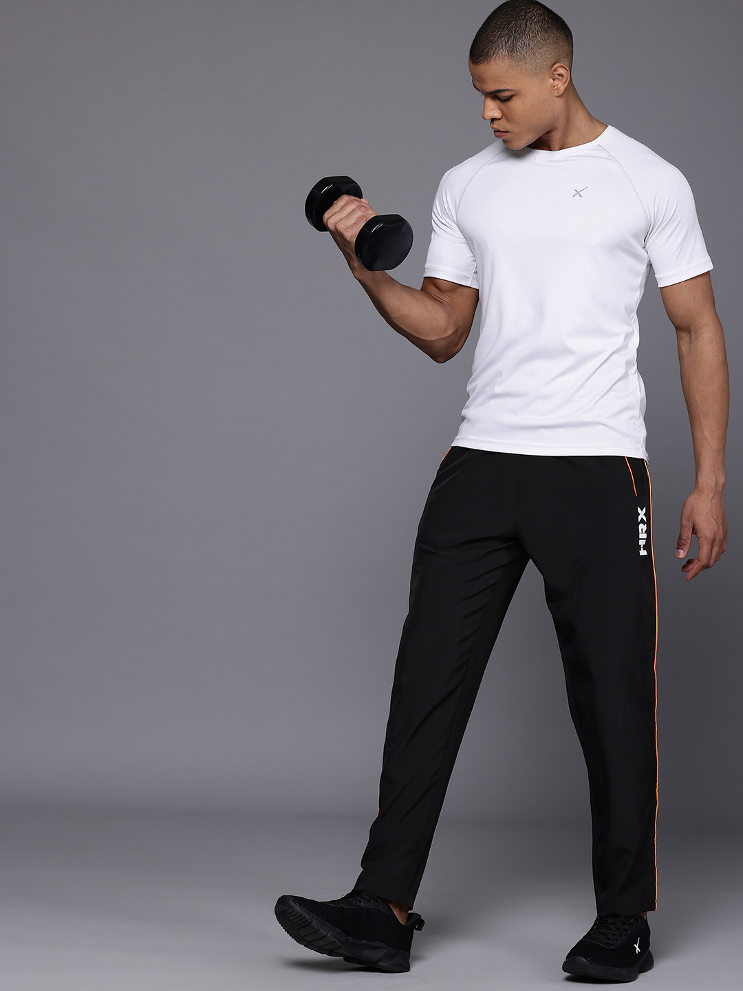 

HRX by Hrithik Roshan Men Rapid-Dry Training Trackpants, Black