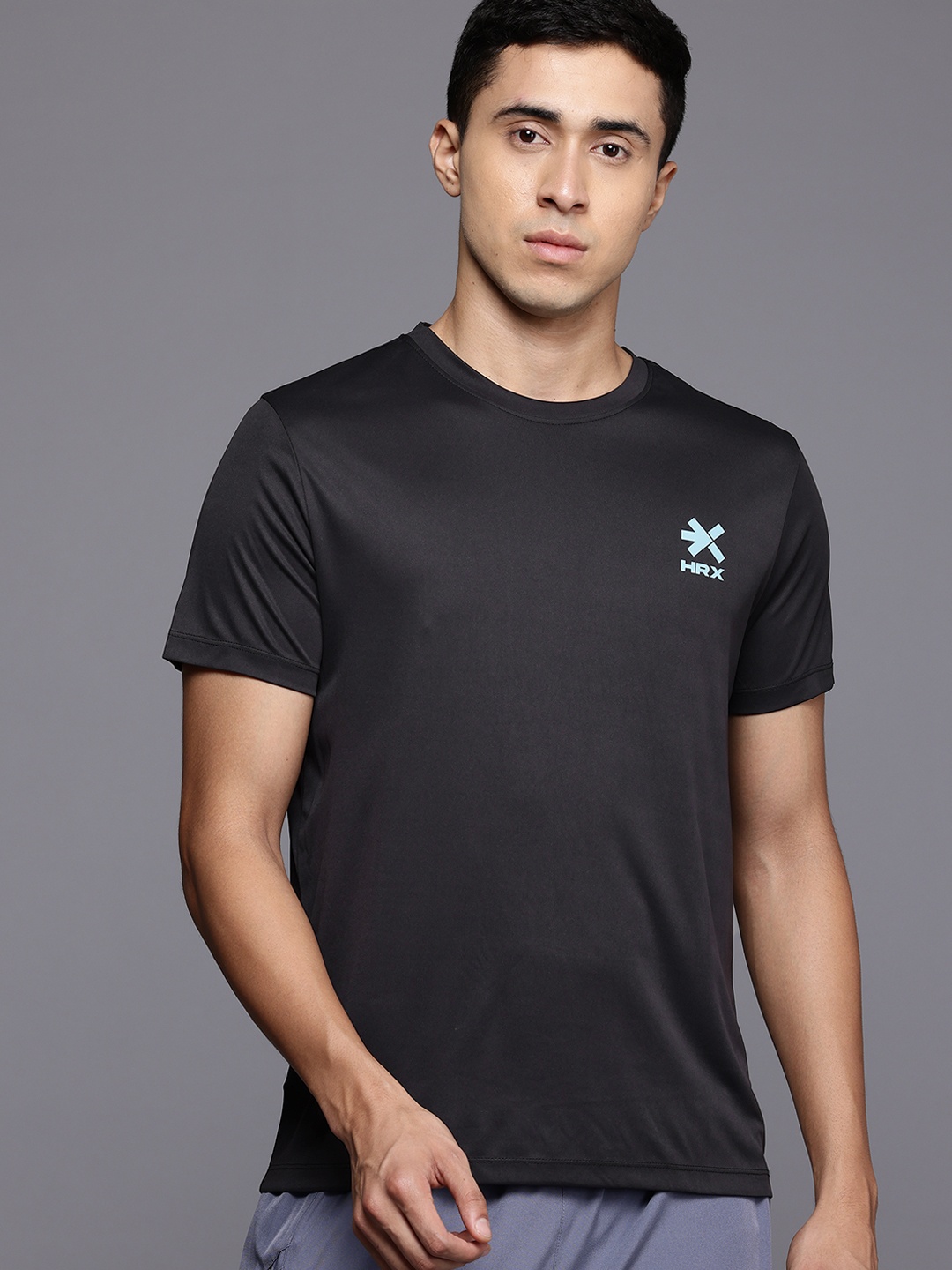 

HRX by Hrithik Roshan Rapid Dry Running T-shirt, Black