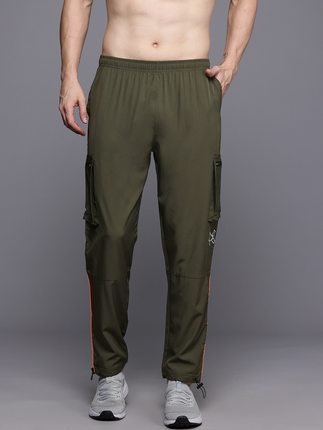 

HRX by Hrithik Roshan Men Training Parachute Track Pants, Grey