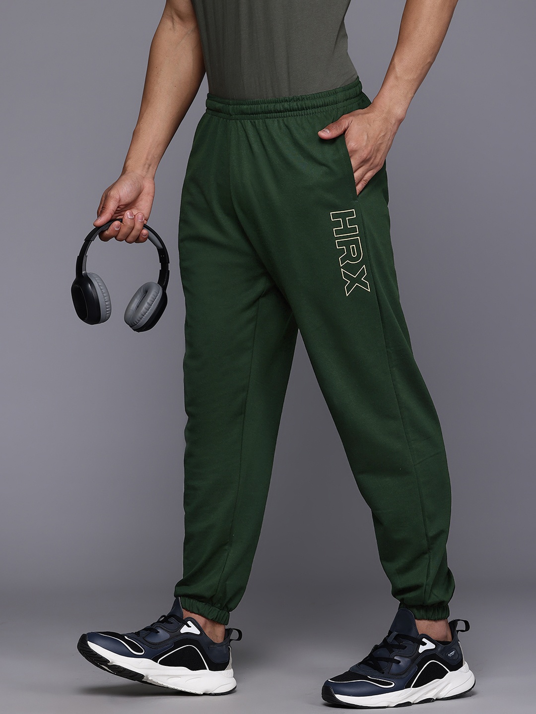 

HRX by Hrithik Roshan Men Lifestyle Joggers, Green