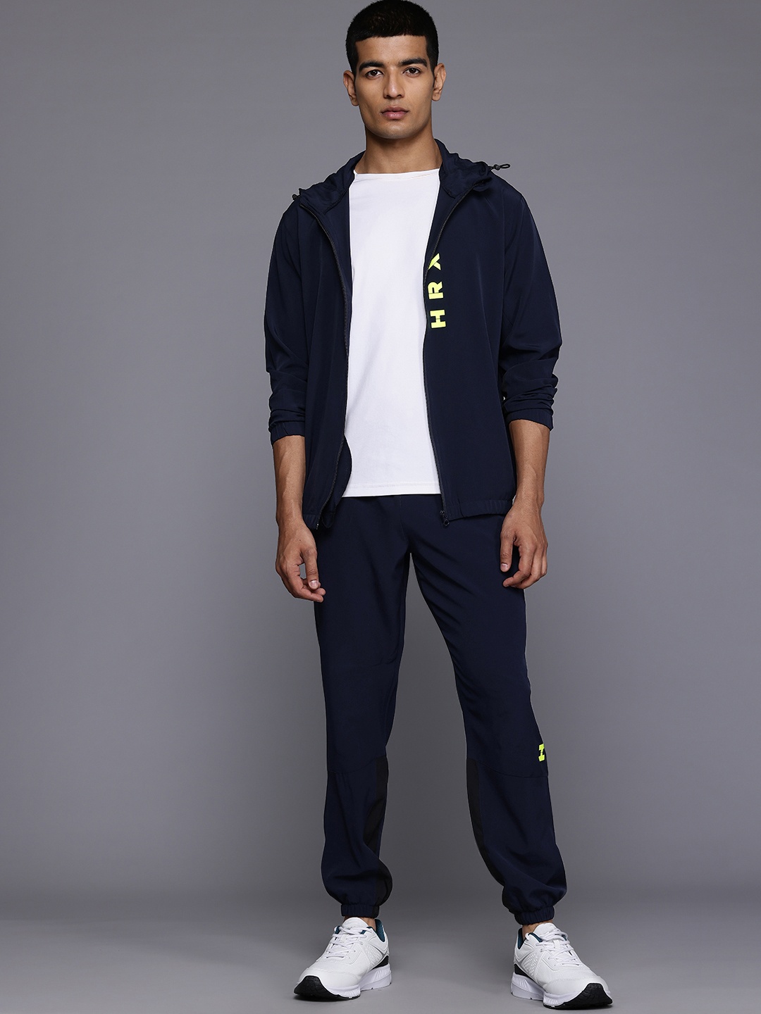 

HRX by Hrithik Roshan Rapid-Dry Training Tracksuit, Navy blue