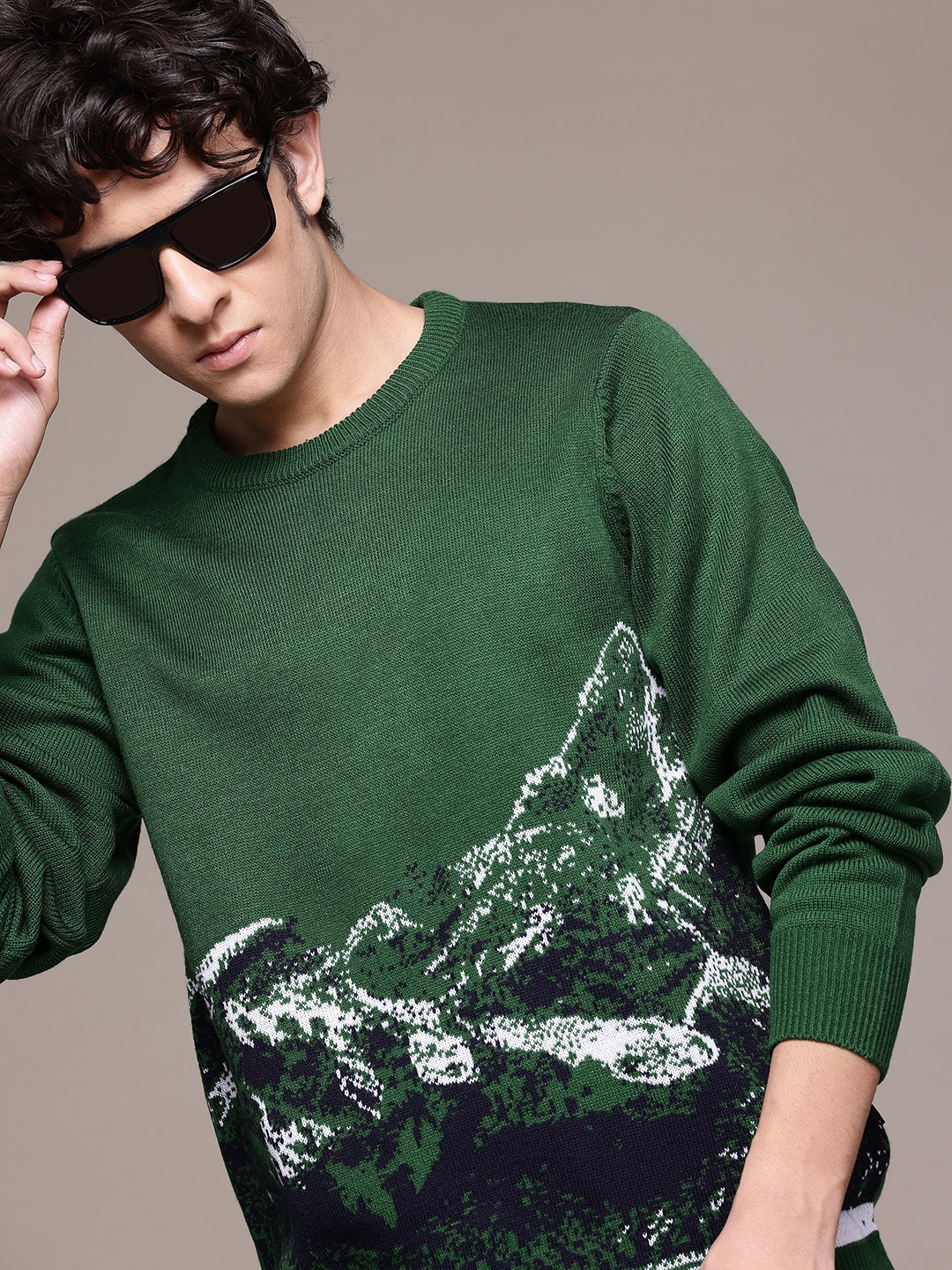

Roadster Men Pullover, Green