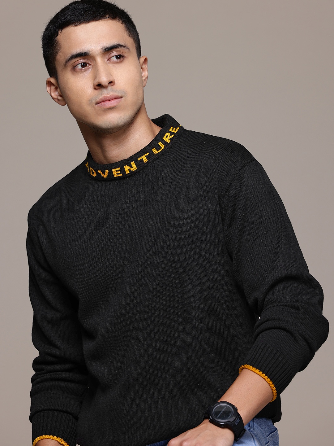 

Roadster Solid Pullover, Black