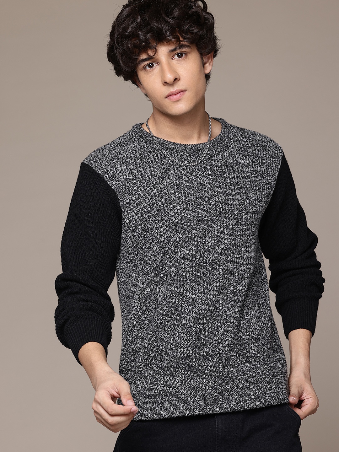 

Roadster The Lifestyle Co Acrylic Pullover, Grey